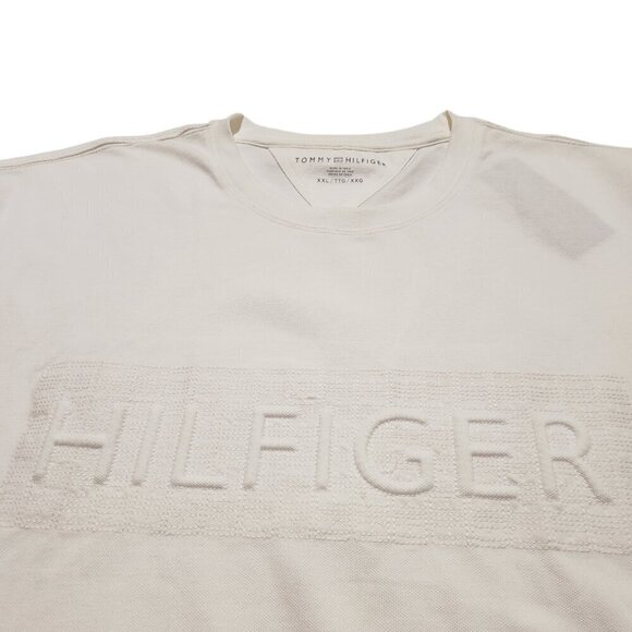 Tommy‎ Hilfiger Men's T-Shirt Mesh Cotton Short Sleeve Embroidery Logo 2XL - Picture 9 of 10